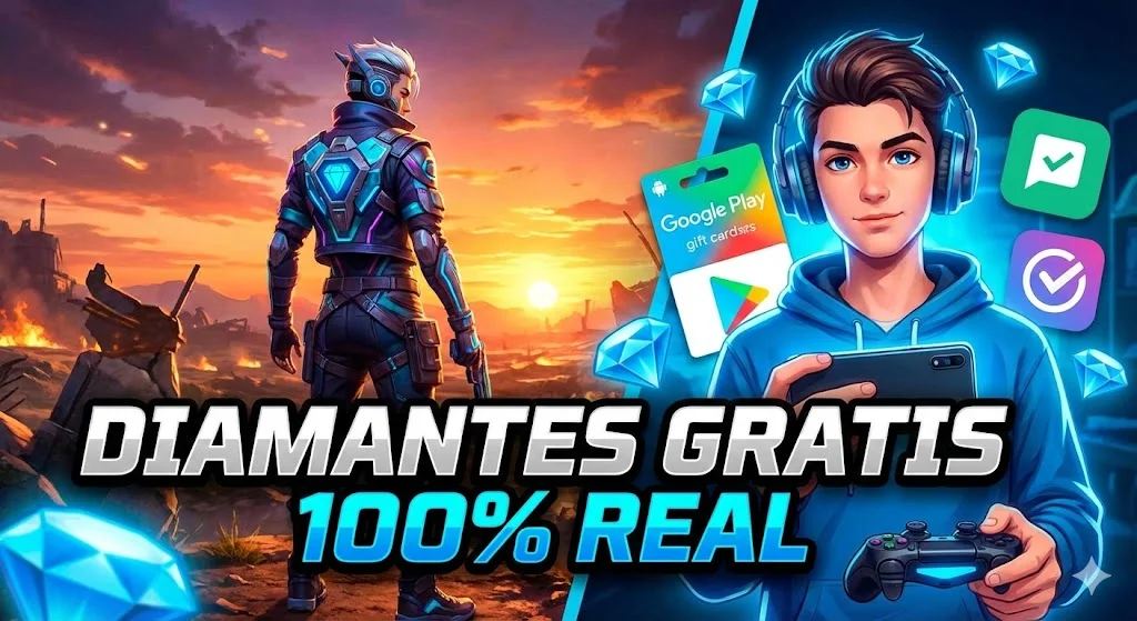 💎 6 Métodos Reales para Ganar Diamantes en Free Fire Gratis (¡Sin Gastar Dinero!)