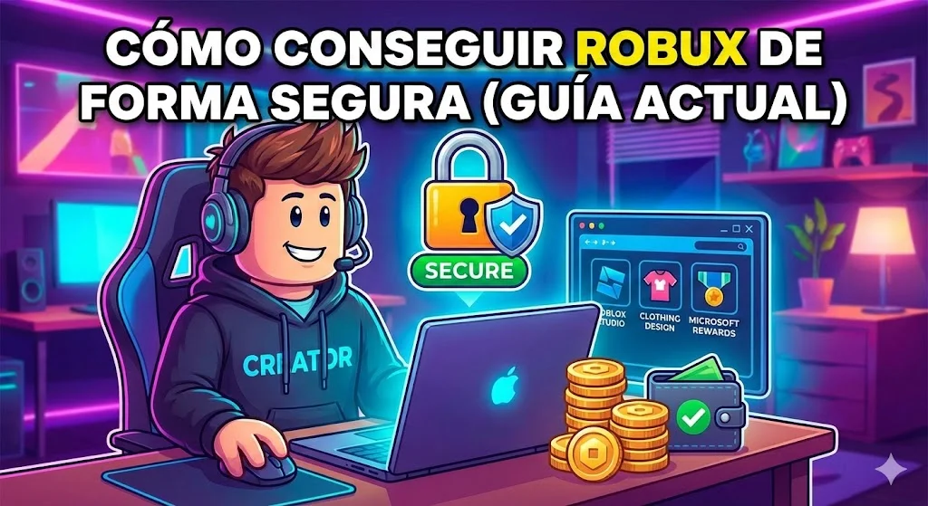 💸 Cómo CONSEGUIR Robux 100% REAL en 2026 (Sin Hacks 🚫)