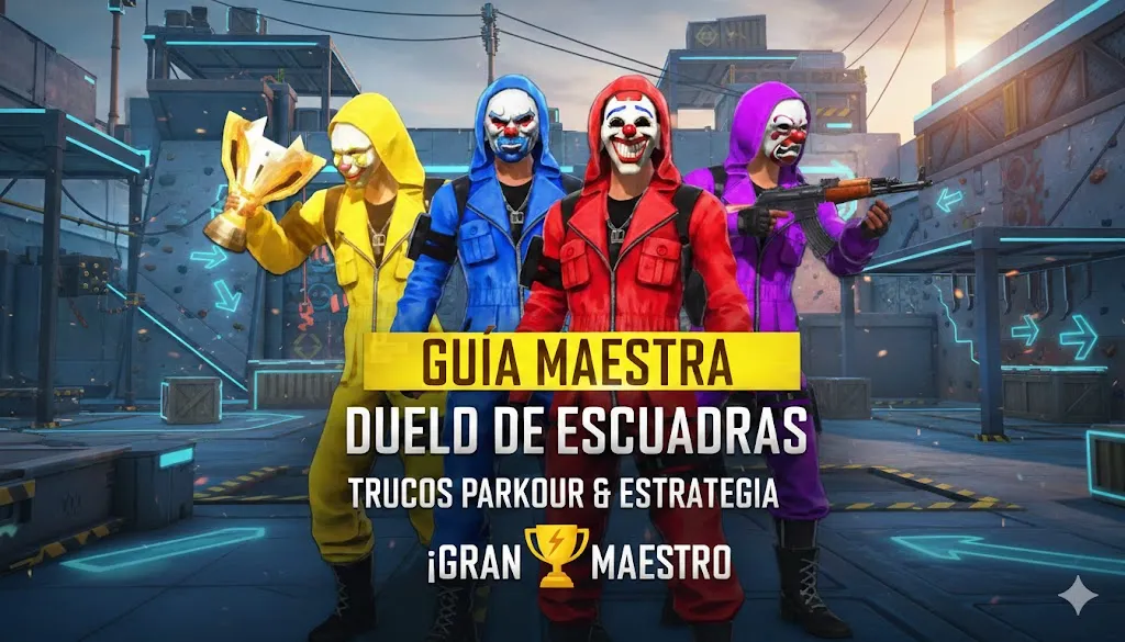 Guía Maestra de Duelo de Escuadras: Trucos de Parkour y Estrategia para Llegar a Gran Maestro 🏆 - Guía en CodigosFree