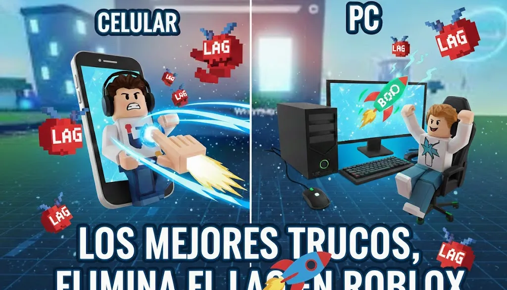 ¿Roblox se te traba? Los mejores trucos para eliminar el lag en celular y PC 🚀